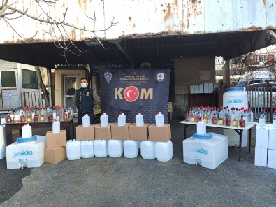Yılbaşı Öncesi İstanbul'da 1.5 Ton Kaçak İçki Ele Geçirildi