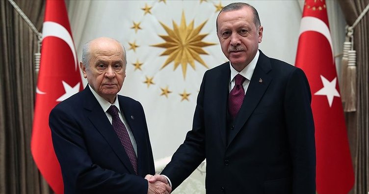 Başkan Erdoğan, Bahçeli ile görüştü
