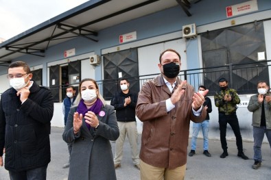 Çiğli Belediyesi Şantiyesinde Yeni Yıl Kutlaması