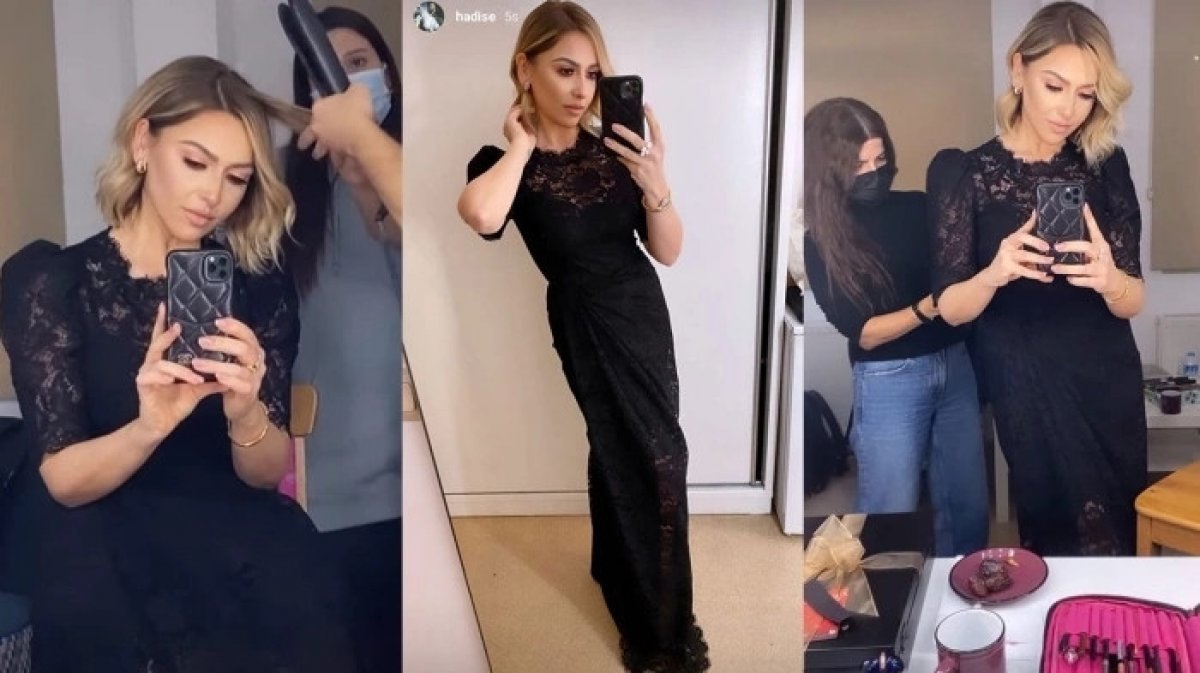 Hadise'nin yılbaşı elbisesi dudak uçuklattı!