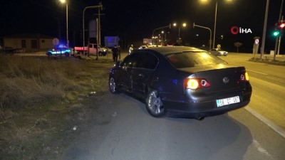 Kırıkkale'de İki Otomobil Çarpıştı Açıklaması 2 Yaralı