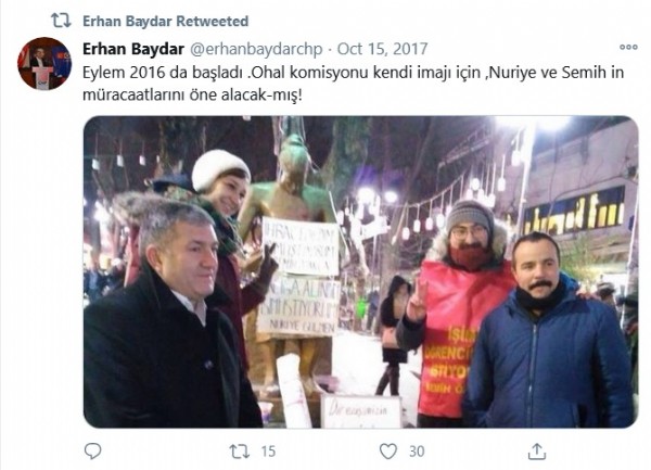 Erhan Baydar cuma namazı ile dalga geçti!