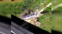 Brezilya'da Otobüs Viyadükten Düştü Açıklaması 10 Ölü, 20 Yaralı