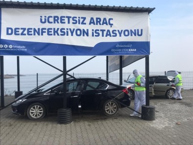 Fatsa'da 8 Ayda 15 Bin 500 Araç Dezenfekte Edildi