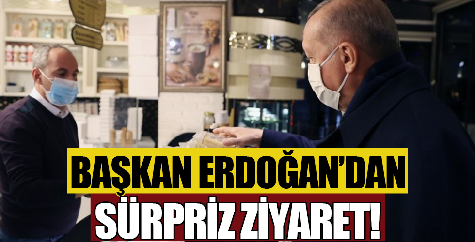Başkan Erdoğan Çengelköy'de dondurmacıya uğradı