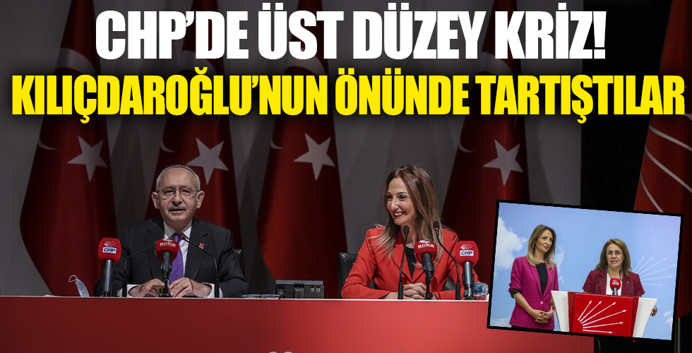 CHP'de üst düzey kriz! Fatma Köse ile Aylin Nazlıaka Kılıçdaroğlu'nun önünde tartıştı.