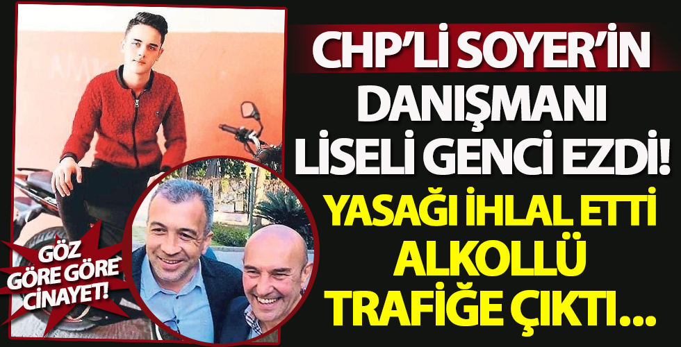 CHP'li Tunç Soyer’in danışmanı Ali Kıvanç Ege liseli genci ezdi!