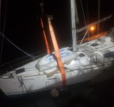 Datça'da Fırtına Sonrası Tekne Karaya Oturdu Haberi