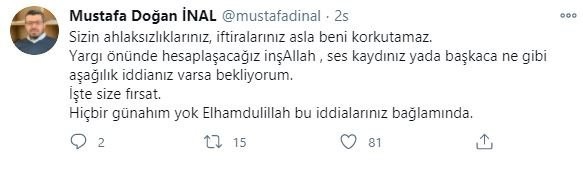 Avukat Mustafa Doğan İnal, Oda TV'cilerin hakkında çıkardığı ses kaydını mahkemeye taşıdı!