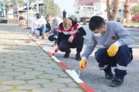 Atakum Belediyesi Ve Taraftardan Samsunspor'a Kırmızı-Beyaz Destek