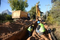 Konyaaltı'nda Dört Mahalleye Ana Şebeke Hattı