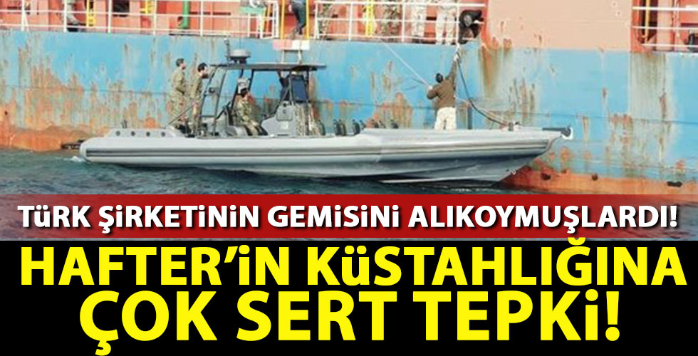 Hafter'in küstahlığına sert tepki!
