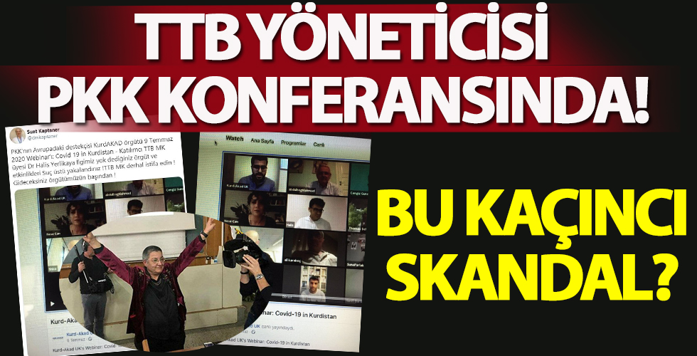 TTB yöneticisi PKK konferansında!
