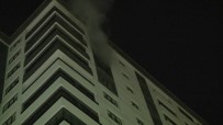 Ankara'da 14 Katlı Binada Korkutan Yangın