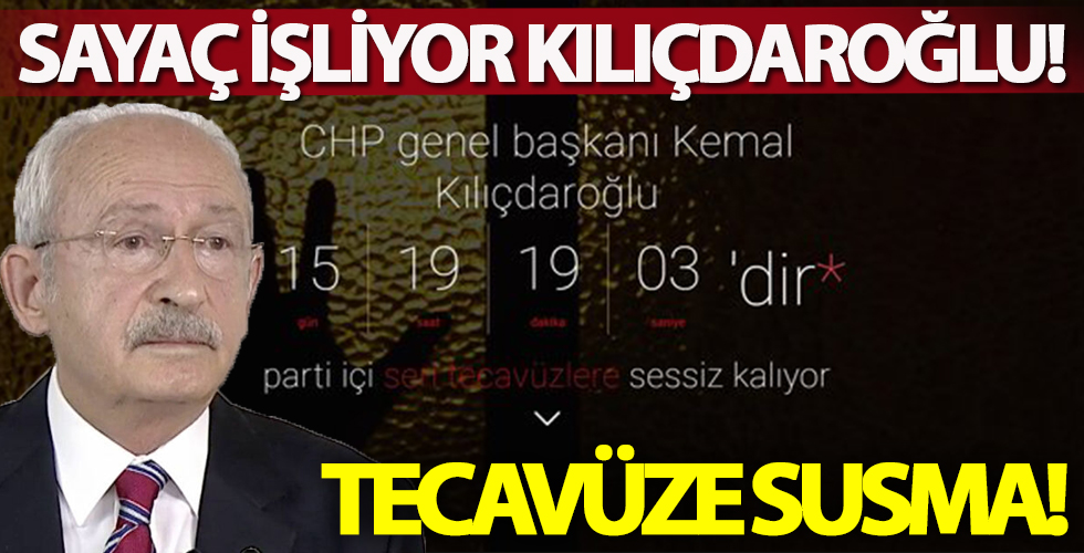 Kılıçdaroğlu tecavüze sessiz kalma!