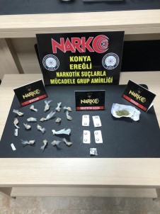 Konya'da Uyuşturucu Operasyonu Açıklaması 1 Tutuklama