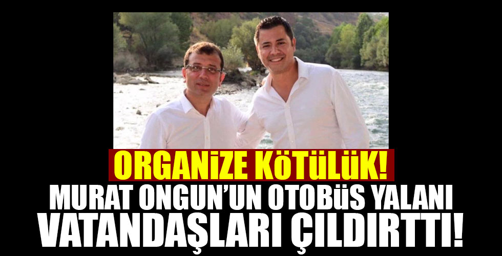 Murat Ongun'un yalanı vatandaşları çıldırttı!