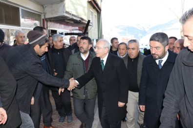 CHP Lideri Kemal Kılıçdaroğlu, Malatya'da Deprem Bölgesinde