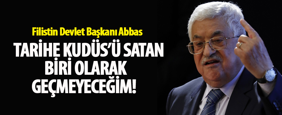 Filistin Devlet Başkanı Abbas: Trump'ın Yüzyılın Anlaşması planını reddediyorum