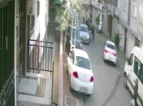 Sancaktepe'de Şahısların Otomobille Kadını Kaçırmaya Çalıştığı Anlar Kamerada