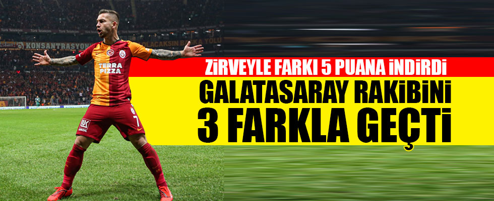 Galatasaray Kayseri'yi 3 farkla geçti