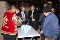 Akşehir'de Ballı Süt İkramı Geleneği Devam Ediyor