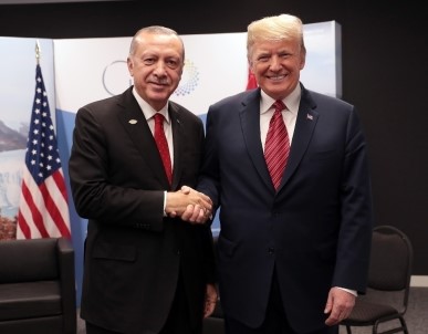 Cumhurbaşkanı Erdoğan, Trump'la Telefonla Görüştü