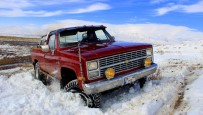OFF ROAD - Kışın keyfini 4X4 araçlarla çıkarttılar