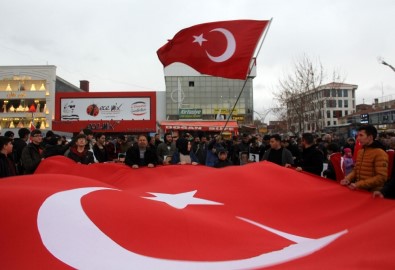Erzincan'da Şehide Saygı Yürüyüşü