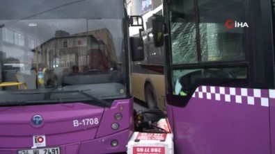 Sarıyer'de 3 Otobüs İle Motosikletin Karıştığı Zincirleme Kaza Açıklaması 3 Yaralı