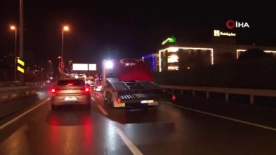 Trafik Çekicileri Mehmetçik İçin Yollara Çıktı