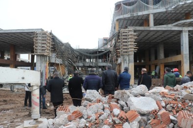 Diyarbakır'da İnşaatta Göçük Açıklaması 2 İşçi Yaralandı