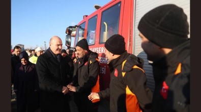 Elazığ'daki Kayseri İtfaiyesi'ne Bakan Soylu'dan Teşekkür