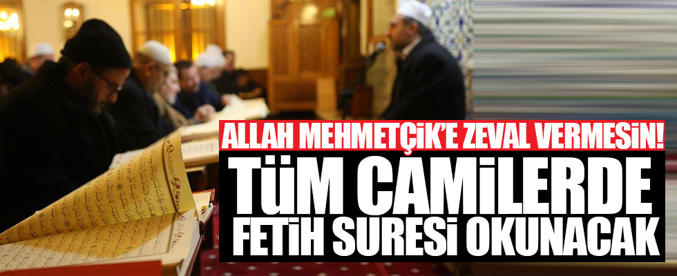 Bahar Kalkanı Harekatı için tüm camilerde fetih suresi okunacak