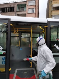 Gemlik Otobüslerinde Korona Virüse Karşı İlaçlama