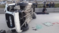 Başkent'te Otomobil Takla Attı Açıklaması 1 Yaralı Haberi