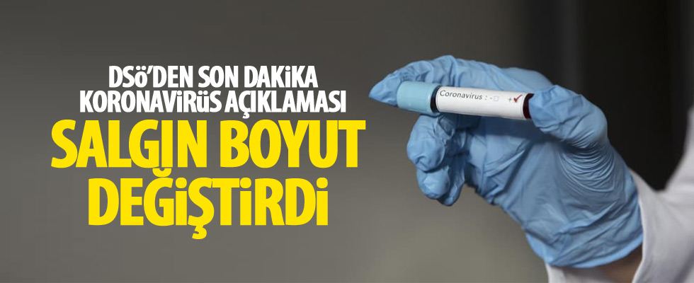 DSÖ'den korkutan koronavirüs açıklaması!