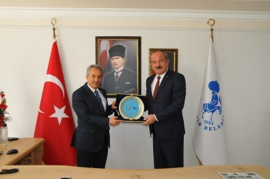Emniyet Müdürü Mustafa Aydın'dan Başkan Akkaya'ya Ziyaret