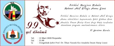 Mehmet Akif Ersoy, Zonguldak'ta Anılacak