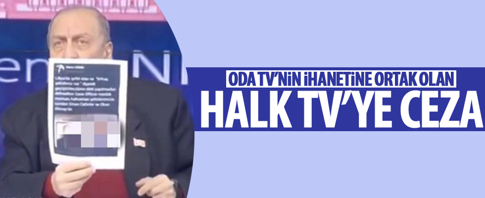 RTÜK'ten Halk TV'ye ceza!