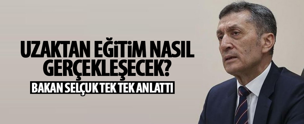Uzaktan eğitim nasıl gerçekleşecek?