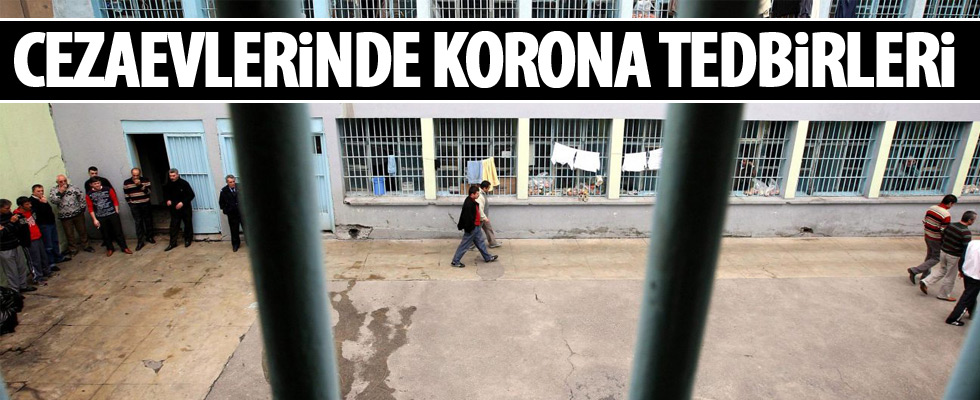 Cezaevlerinde coronavirüs önlemi