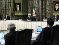 İran'da Bakanlar Kurulu'nda maske takıldı