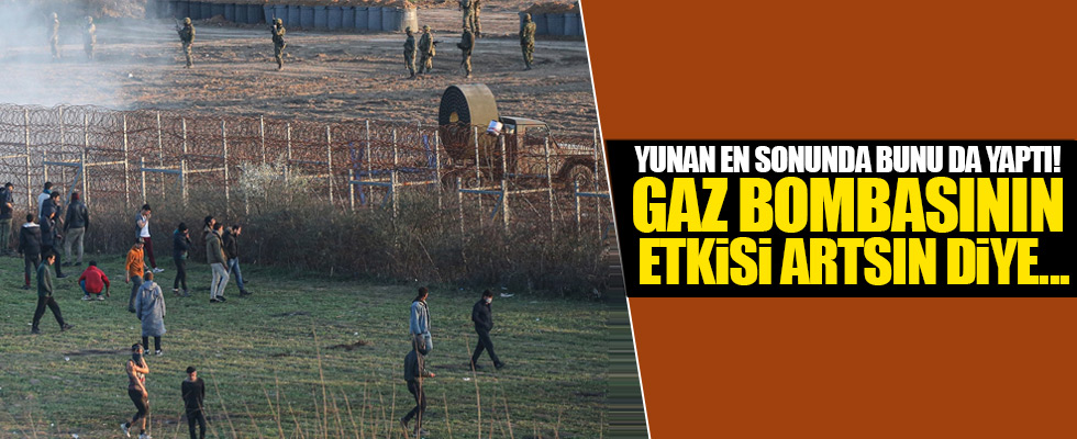 Yunan sonunda bunu da yaptı!