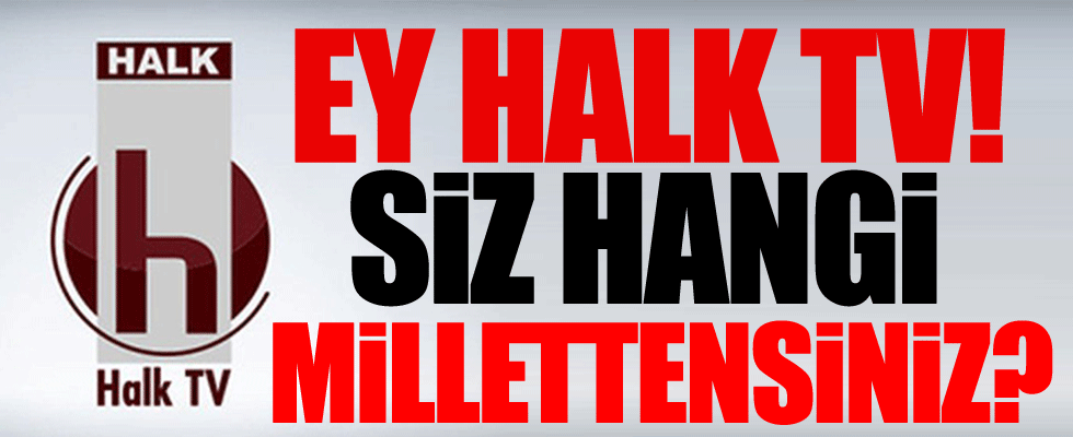Halk değil İngiliz Tv!