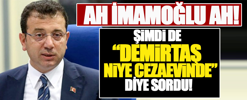 Ekrem İmamoğlu Demirtaş'ın tutuklanmasını değerlendirdi