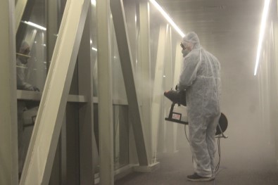 Sabiha Gökçen Havalimanı Korona Virüse Karşı Dezenfekte Edildi