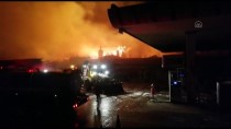 Bilecik'te Benzin İstasyonunda Çıkan Yangına İtfaiyeden Müdahale