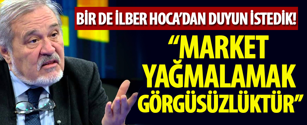 İlber Ortaylı'dan tepki: Türk ahlakına uymayan görgüsüzlük