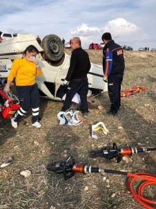 Kırşehir'de Kaza Açıklaması 1 Ölü, 4 Yaralı
